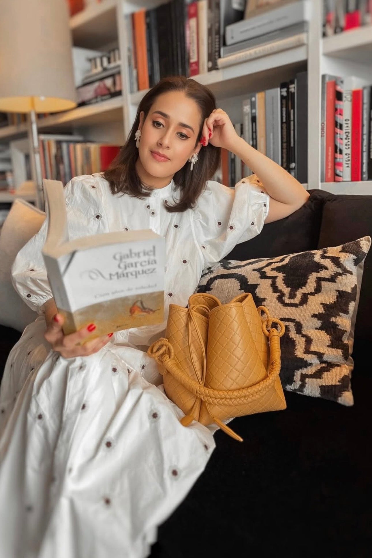 Tulip Bucket Bag, Yellow Ochre