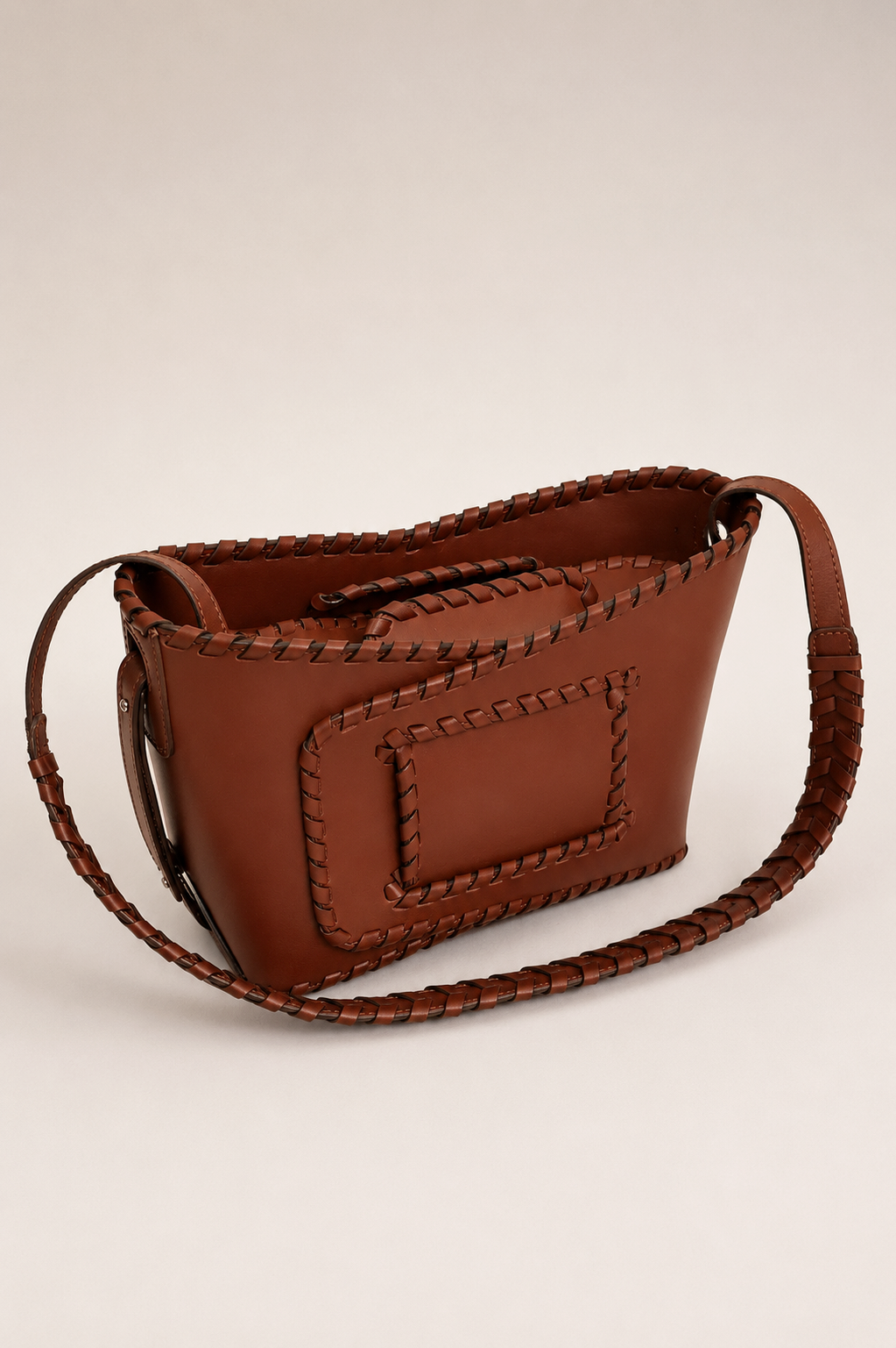 Omamori Bag, Braided - Brown