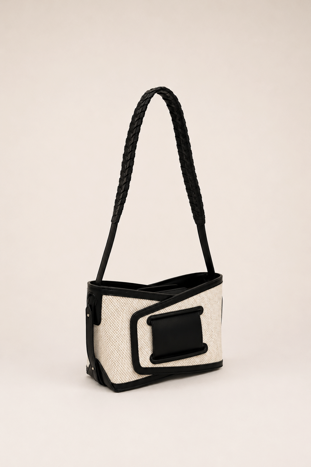 Omamori Bag, Linen - Black