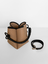 PRE-ORDER Tulip Bucket Bag, Cappuccino & Black