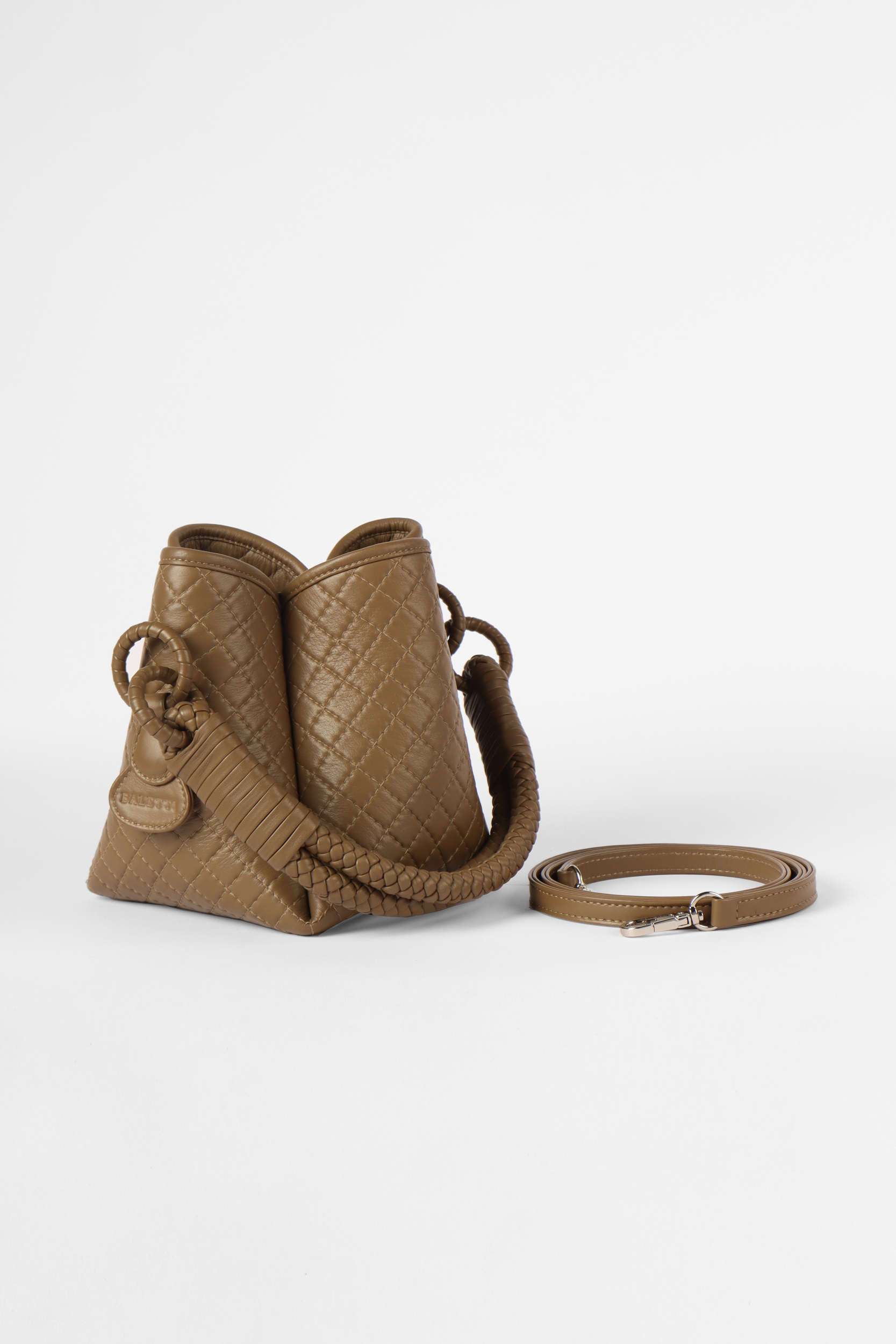 Tulip Mini Bucket Bag, Olive