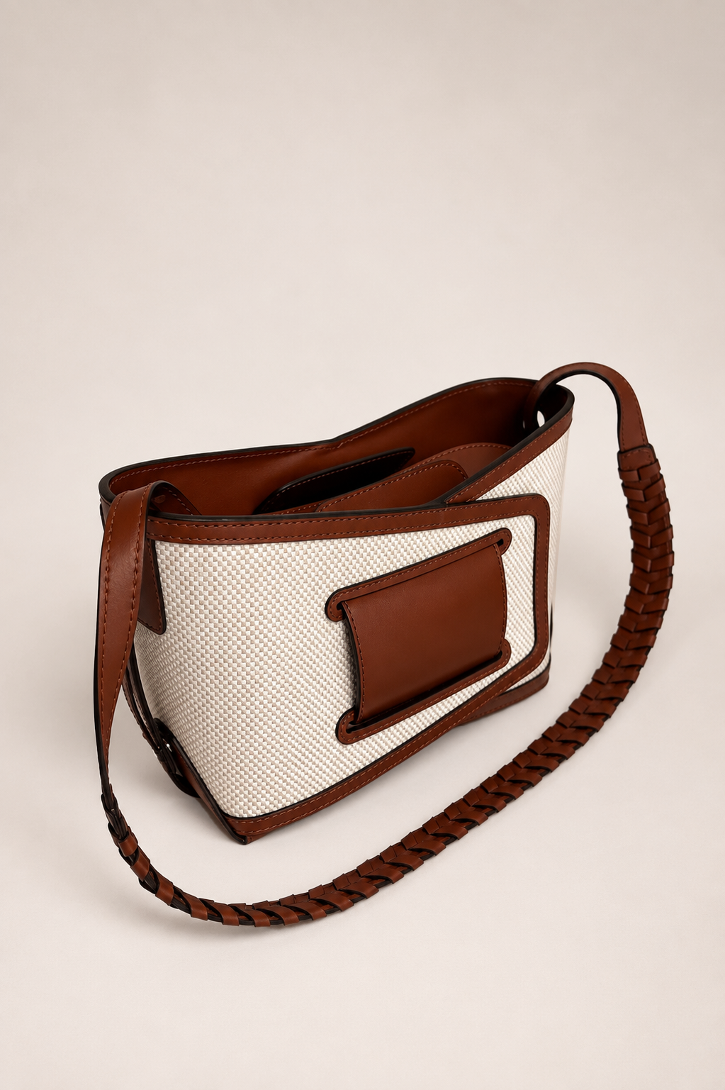 Omamori Bag, Linen - Brown