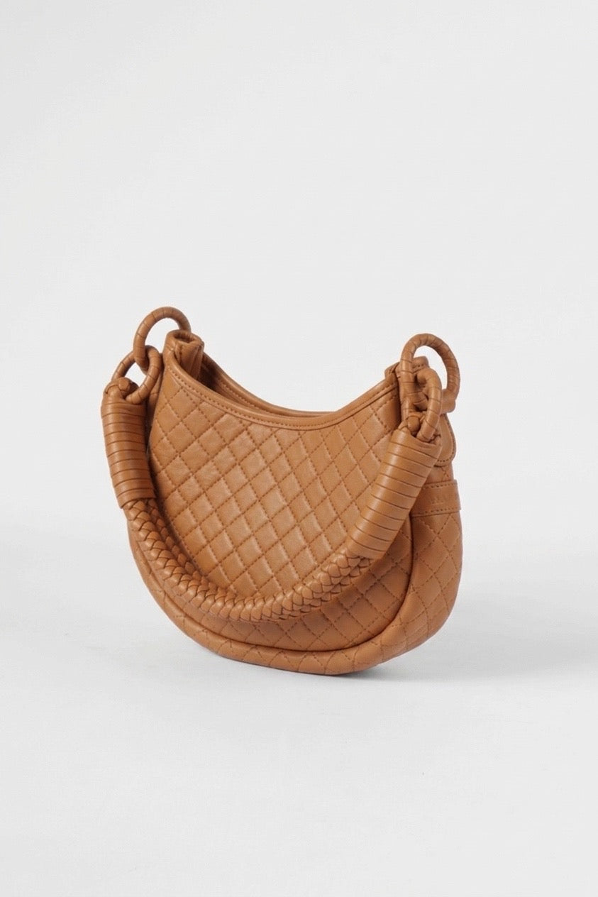 Saddle Mini, Shoulder Bag - Honey