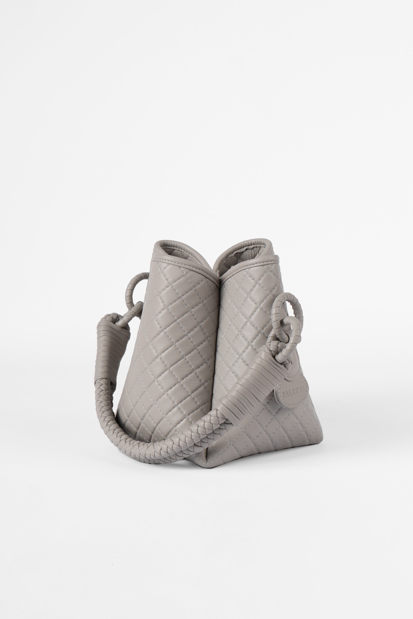 Tulip Mini Bucket Bag, Marble Gray