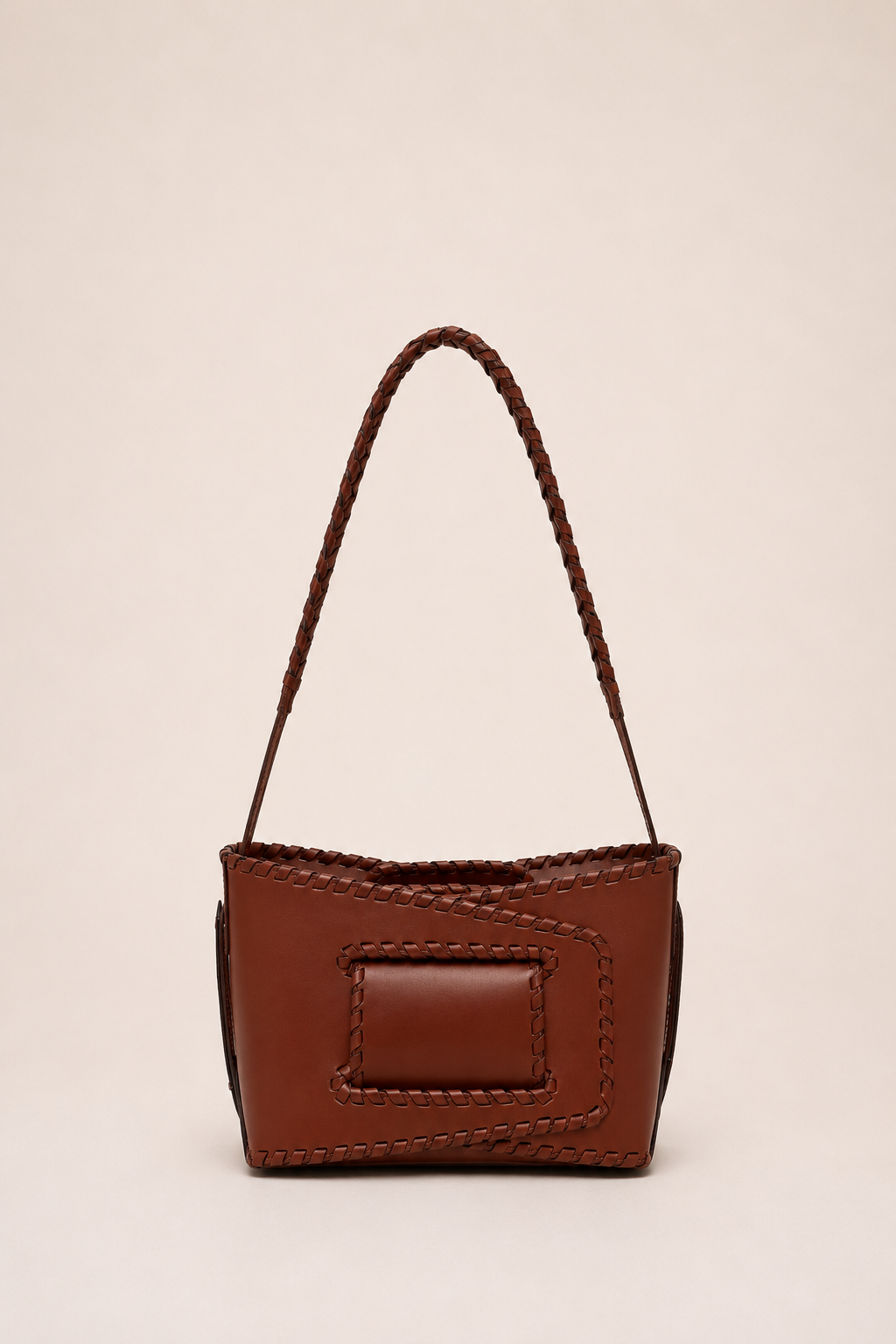 Omamori Bag, Braided - Brown