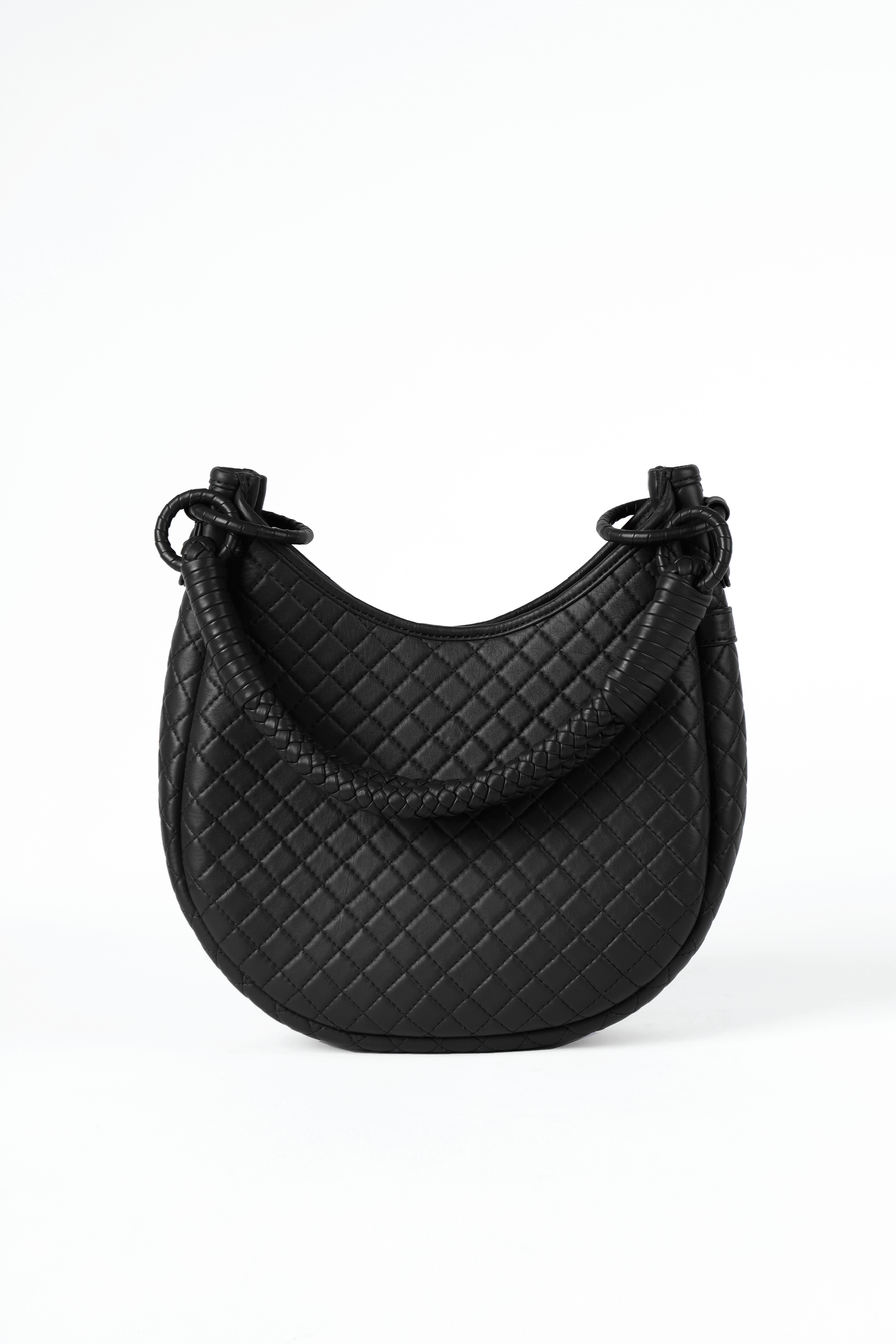 Saddle Shoulder Bag, Black