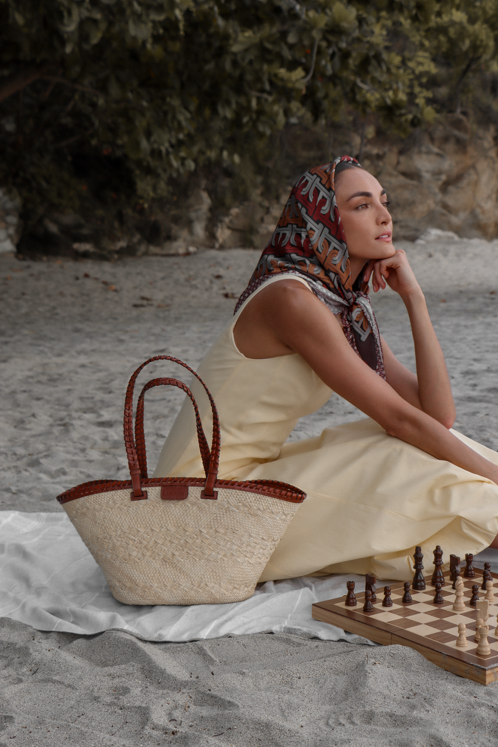 Santorini Basket, Brown