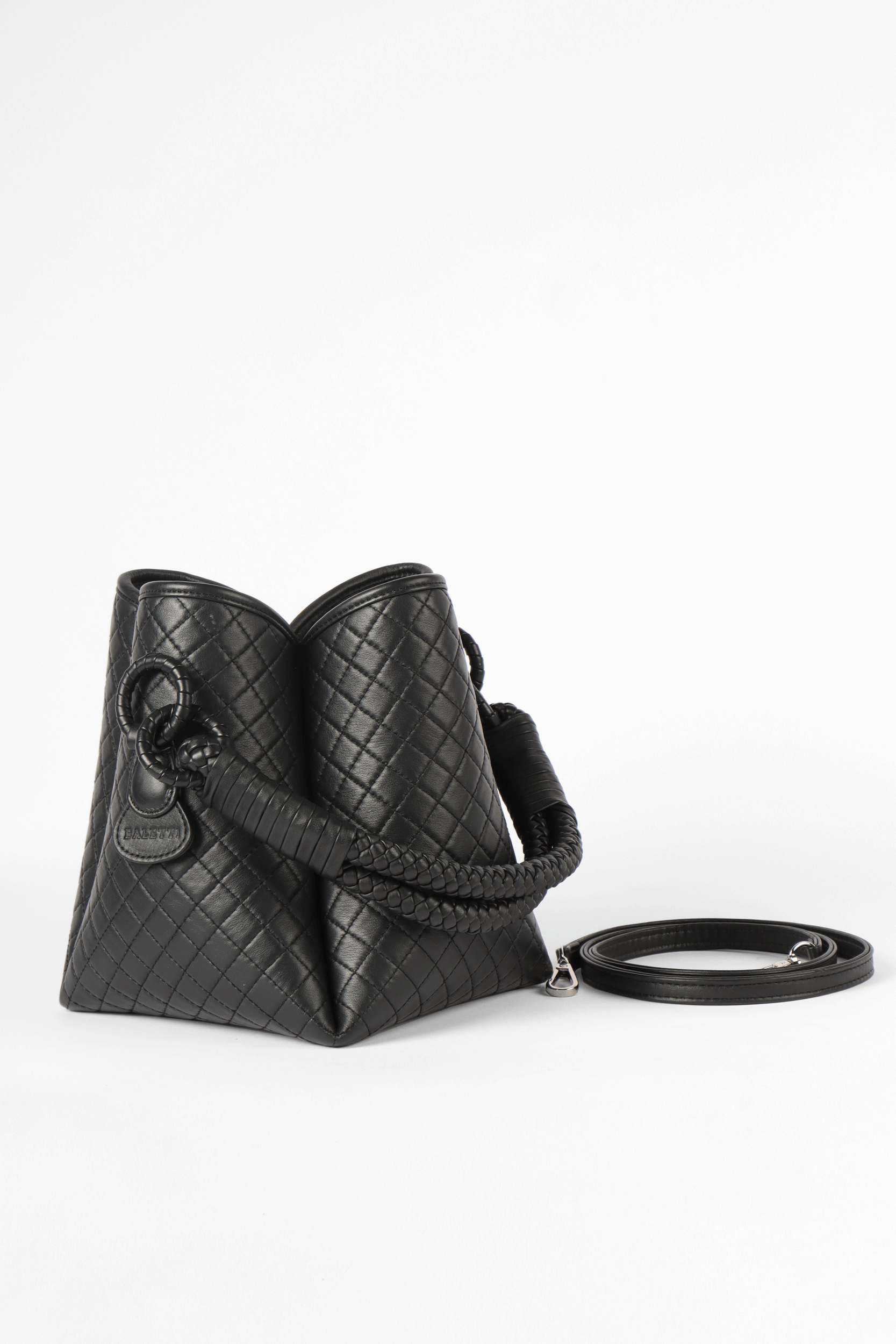 Tulip Bucket Bag, Black