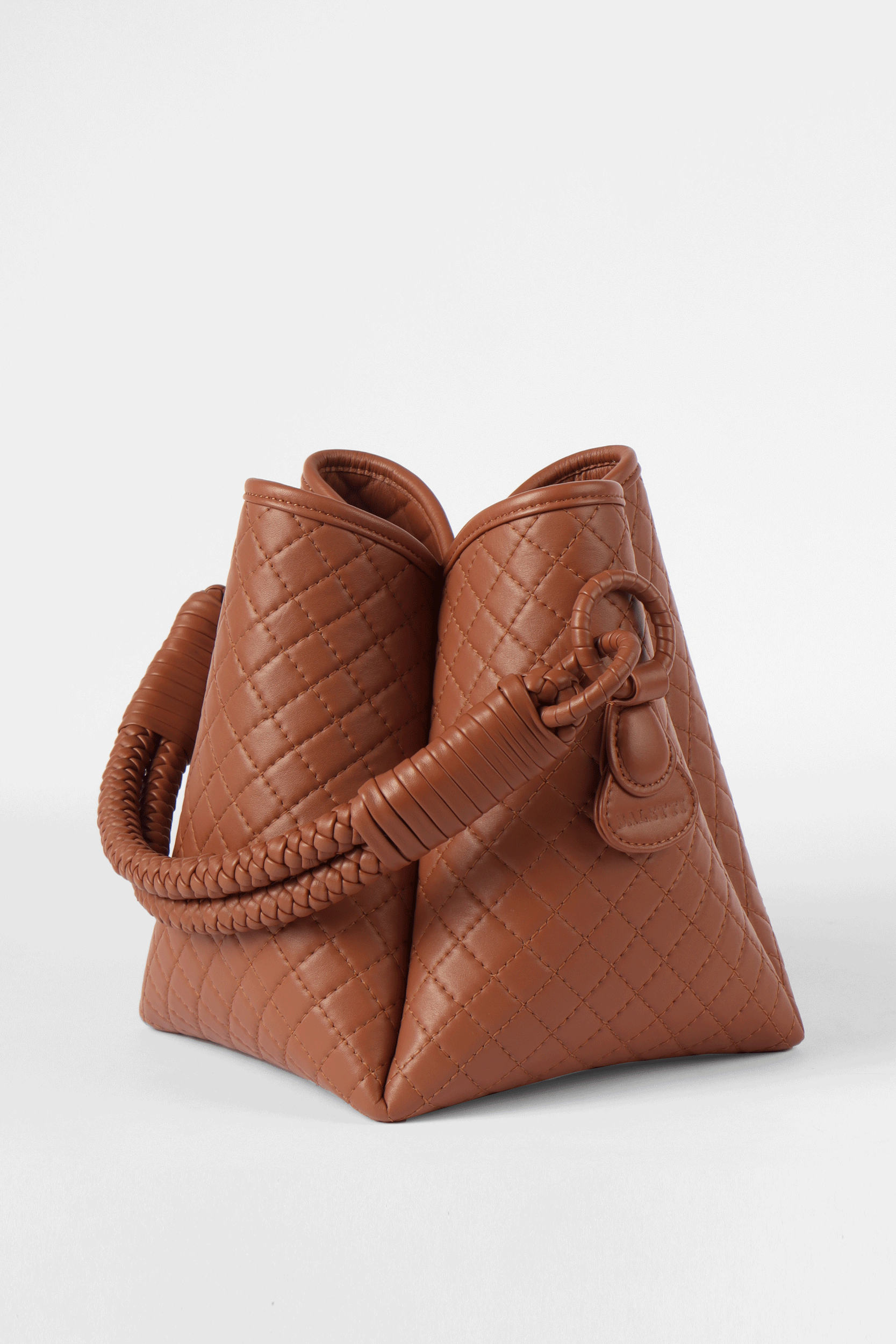 Tulip Bucket Bag, Brandy.