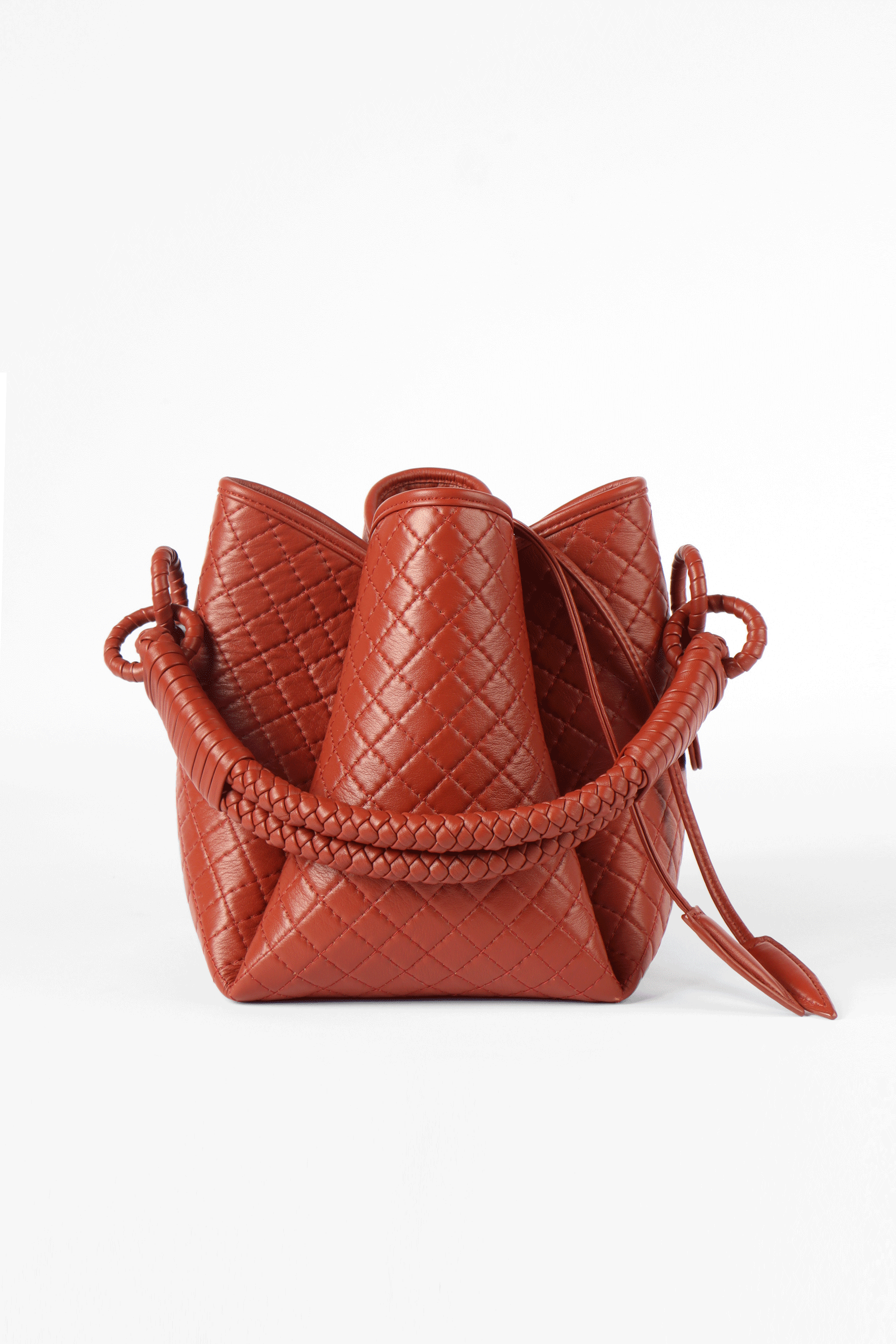 Tulip Bucket Bag, Brick