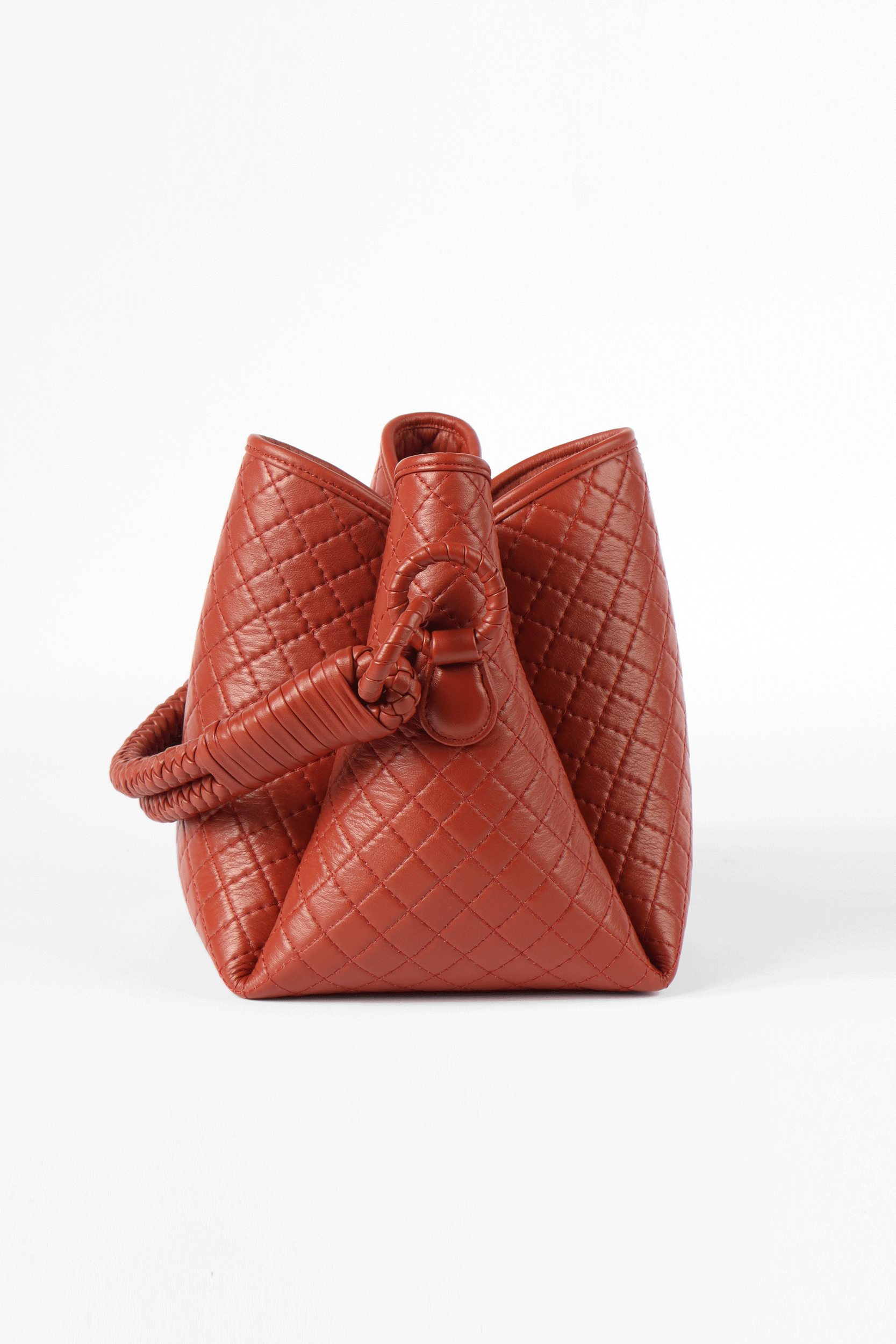 Tulip Bucket Bag, Brick