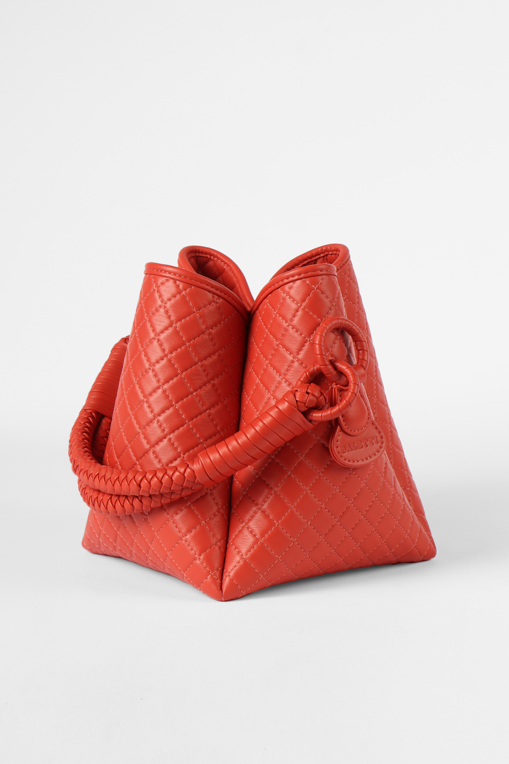 Tulip Bucket Bag, Coral