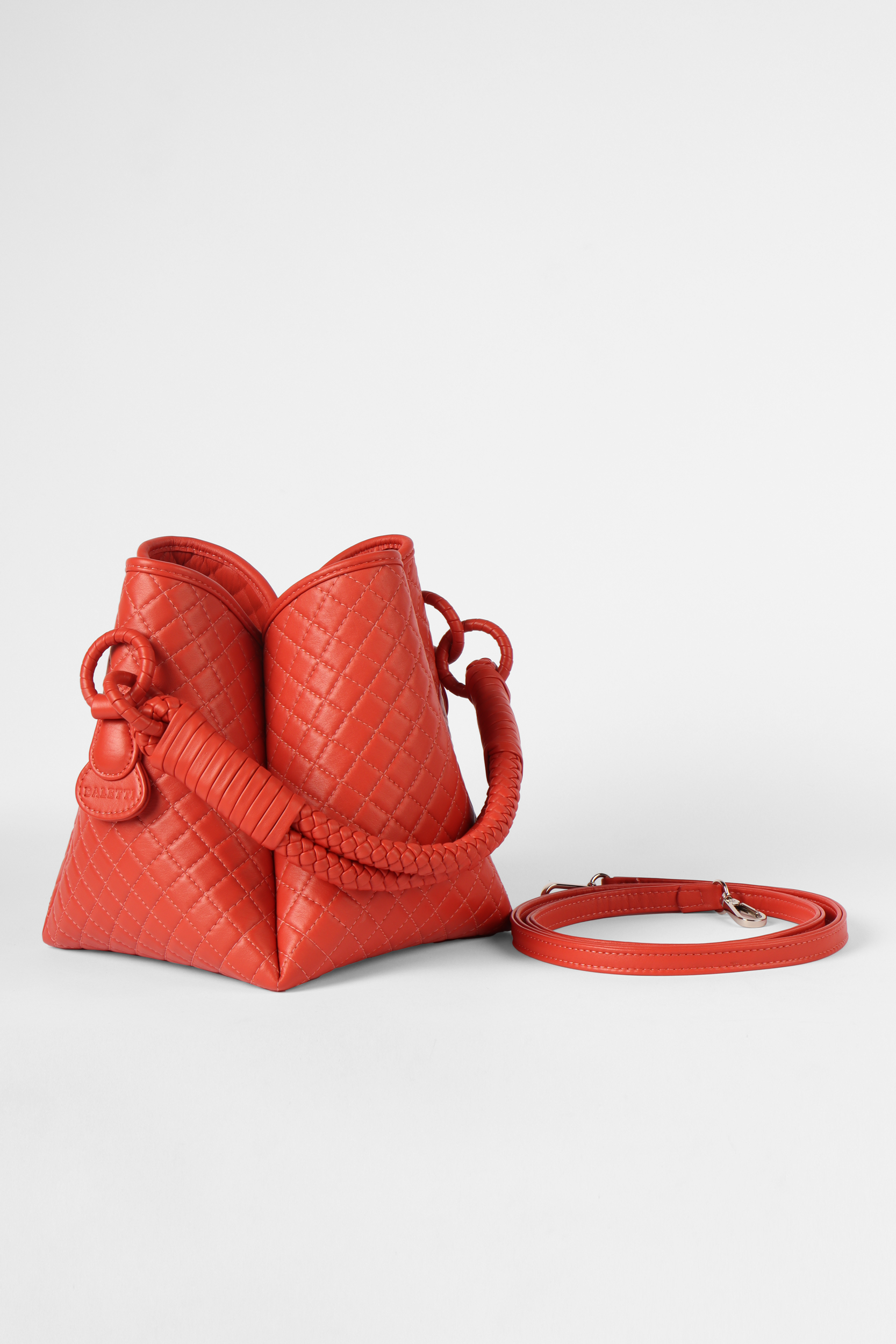 Tulip Bucket Bag, Coral