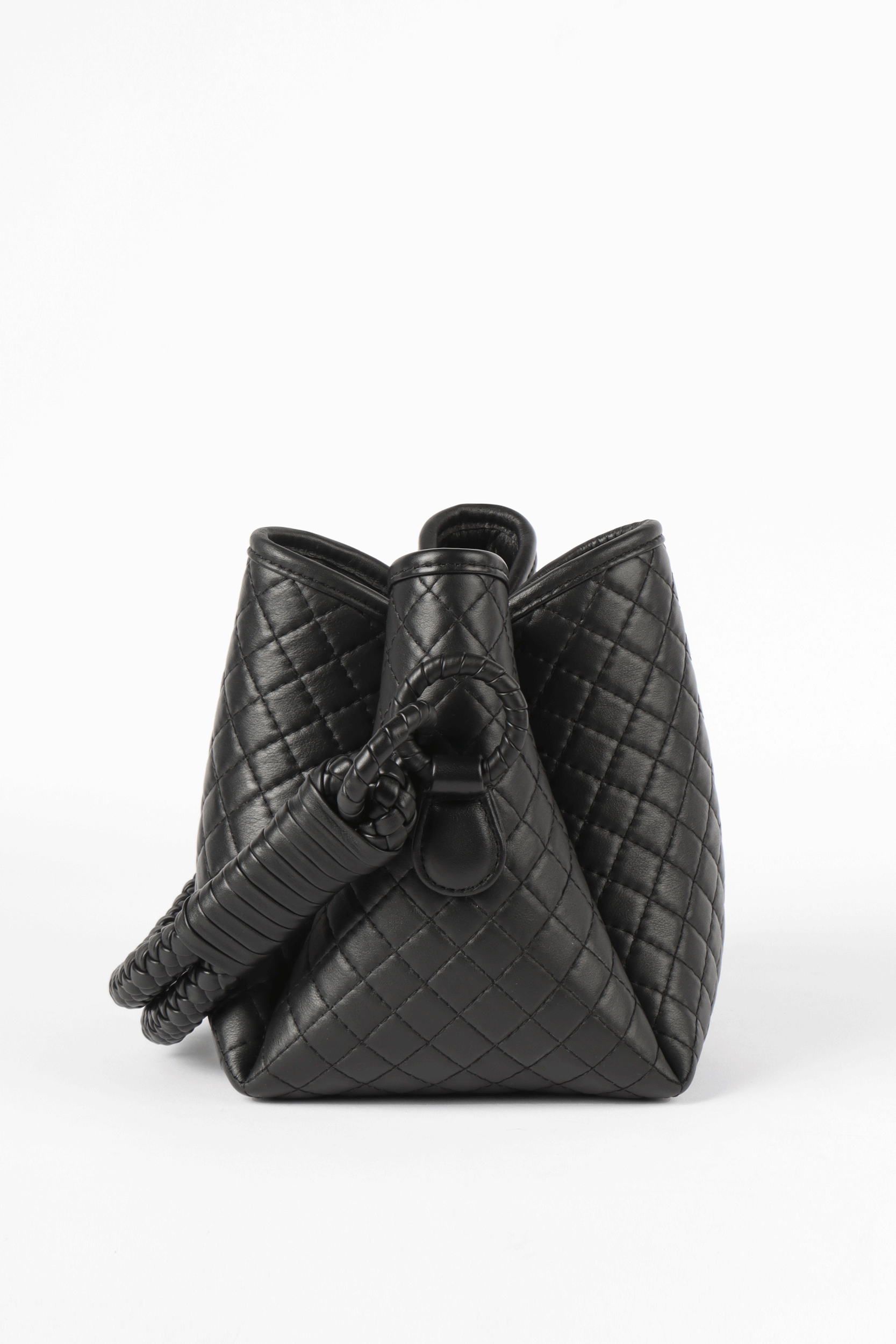 Tulip Mini Bucket Bag, Black
