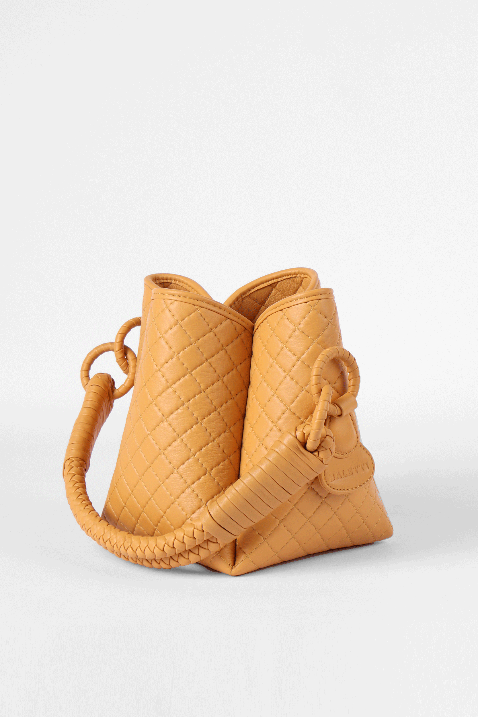 Tulip Mini Bucket Bag, Yellow