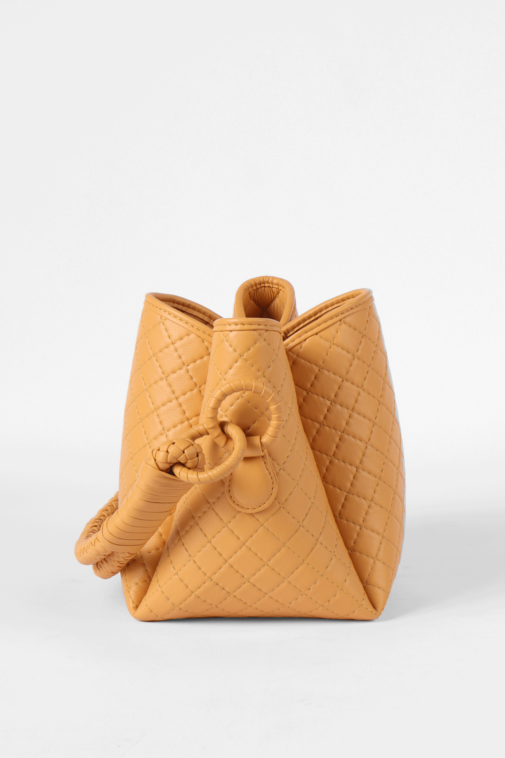 Tulip Mini Bucket Bag, Yellow