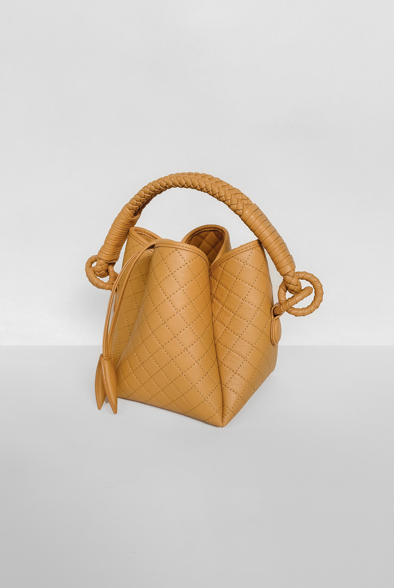 Tulip Mini Bucket Bag, Yellow