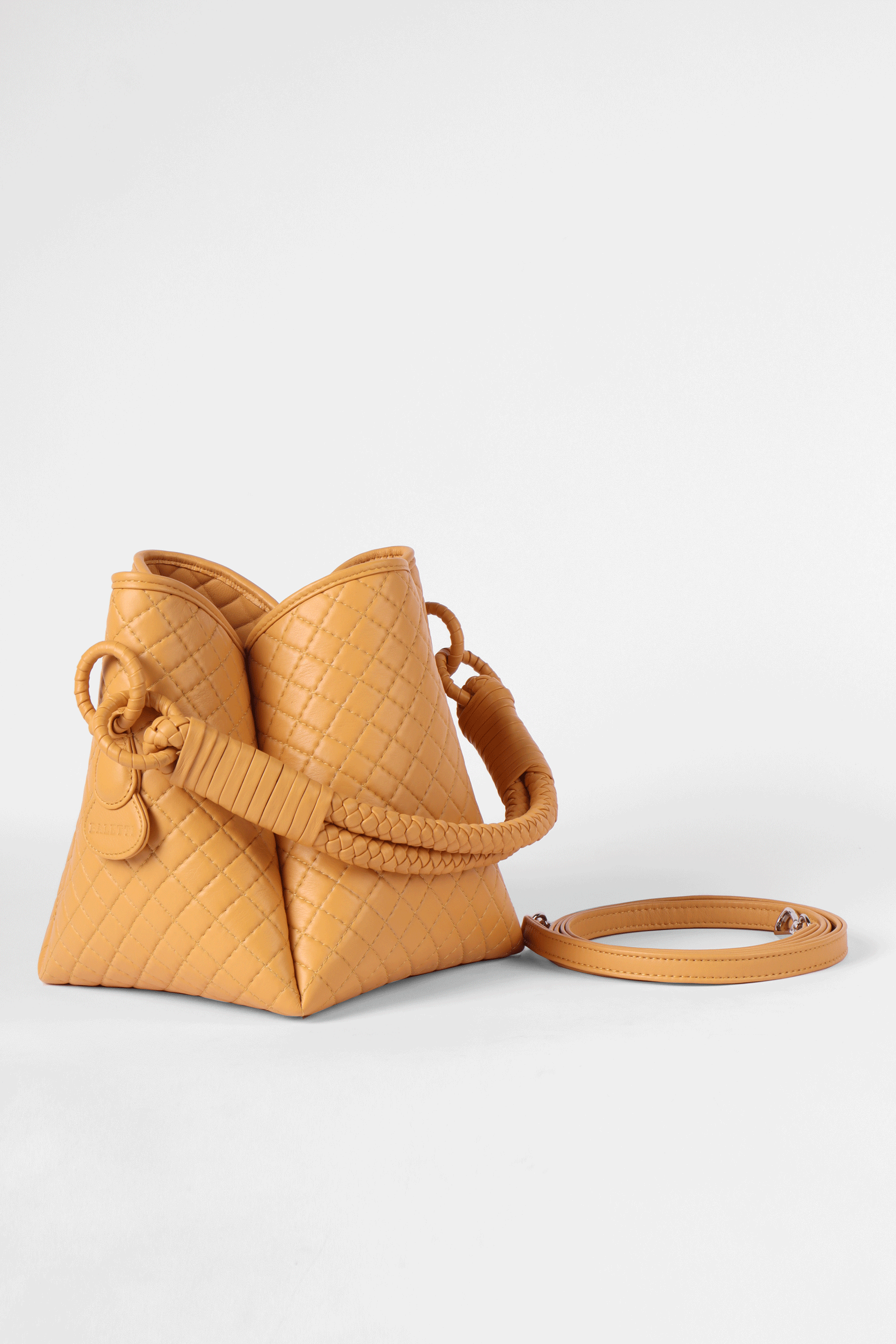 Tulip Bucket Bag, Yellow Ochre