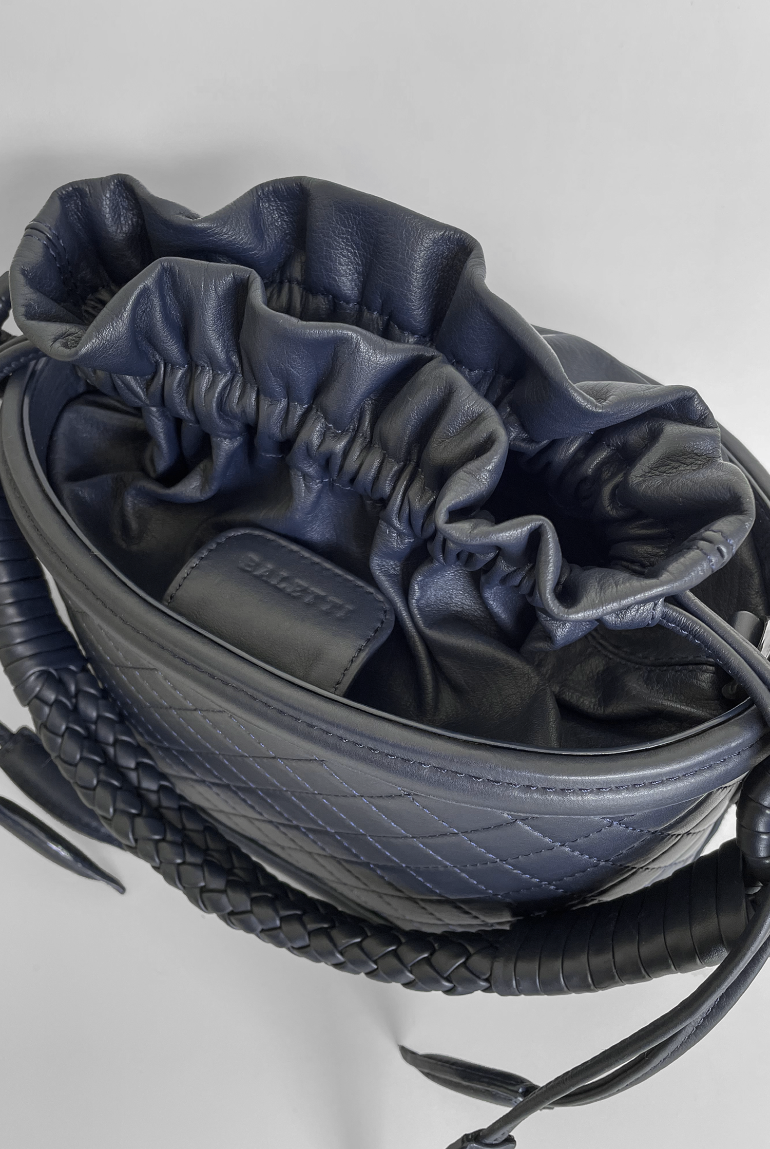 Basket Bucket, Navy Blue