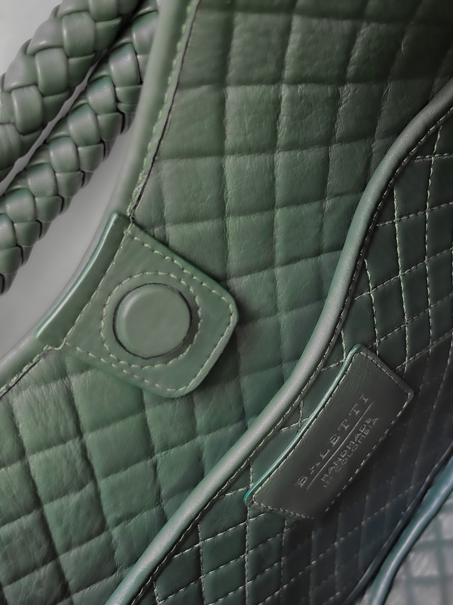 Saddle Shoulder Bag, Green