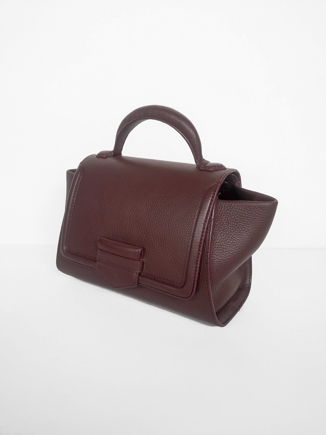 Victoria Malabar Satchel, Aubergine