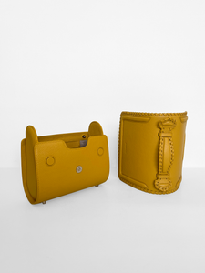 PRE-ORDER Braided Malabar Bag, Yellow