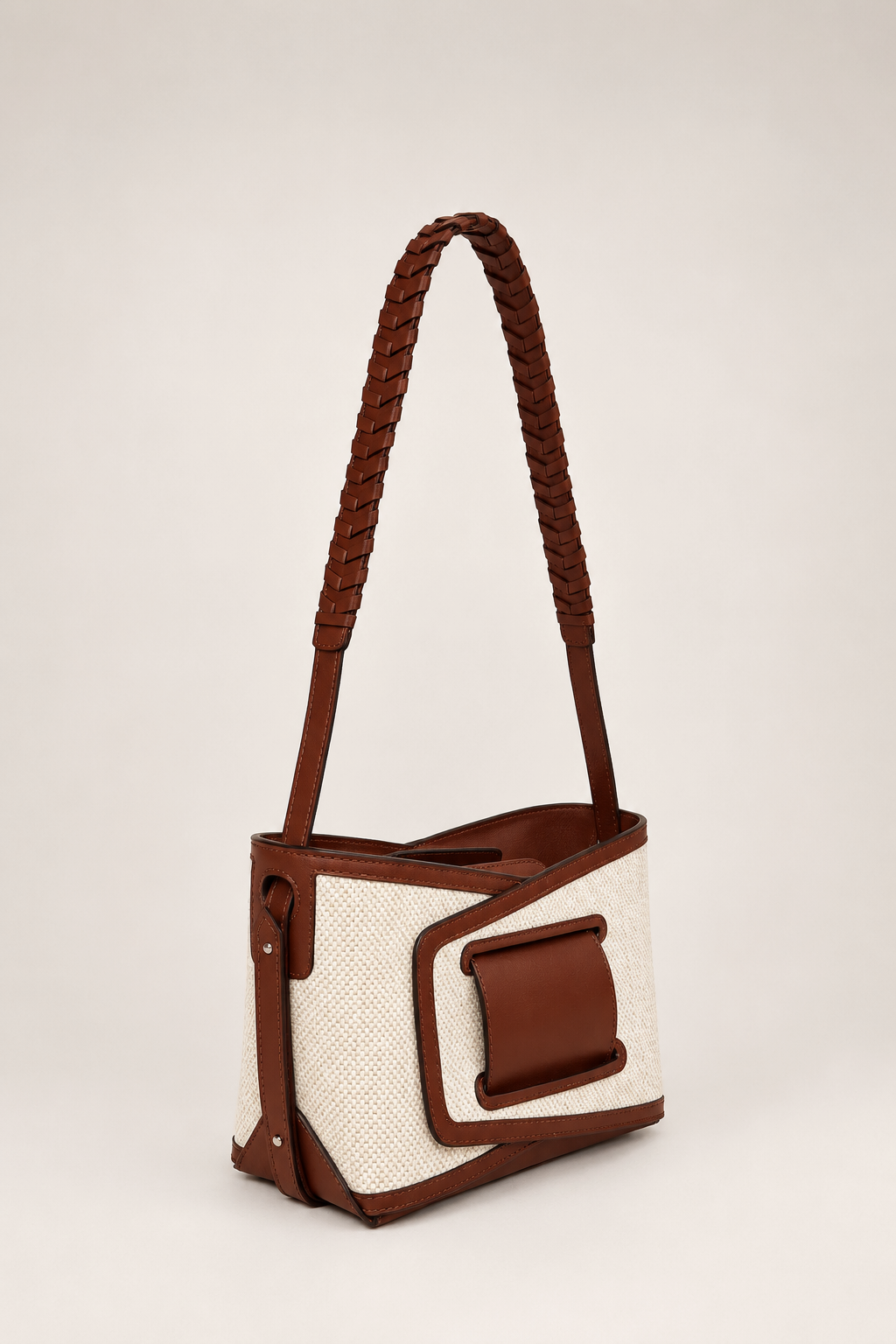 Omamori Bag, Linen - Brown
