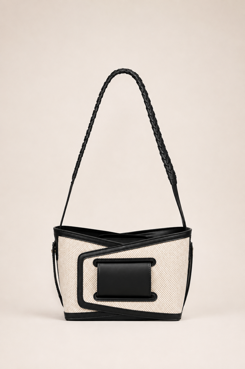 Omamori Bag, Linen - Black