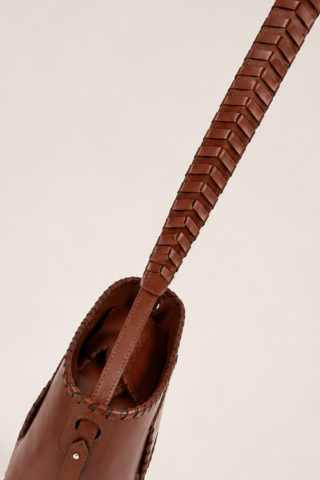 Omamori Bag, Braided - Brown