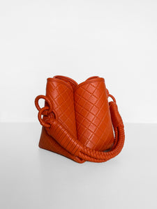 Tulip Mini Bucket Bag, Orange