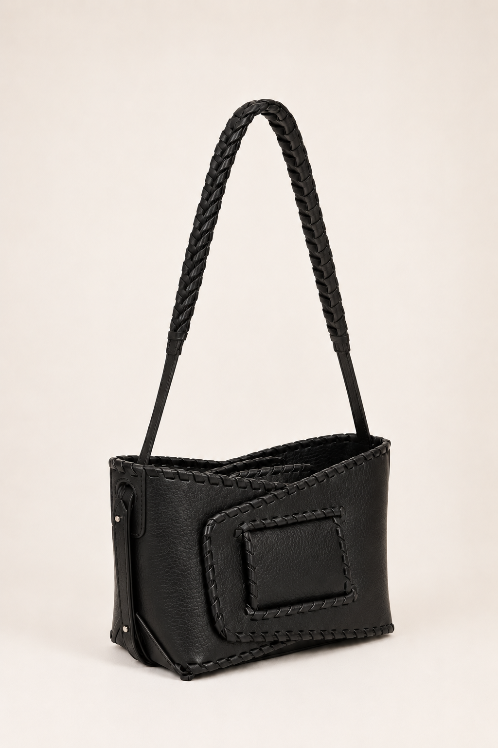 Omamori Bag, Braided - Black