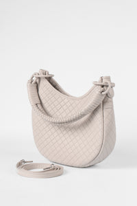 Saddle Shoulder Bag, Beige