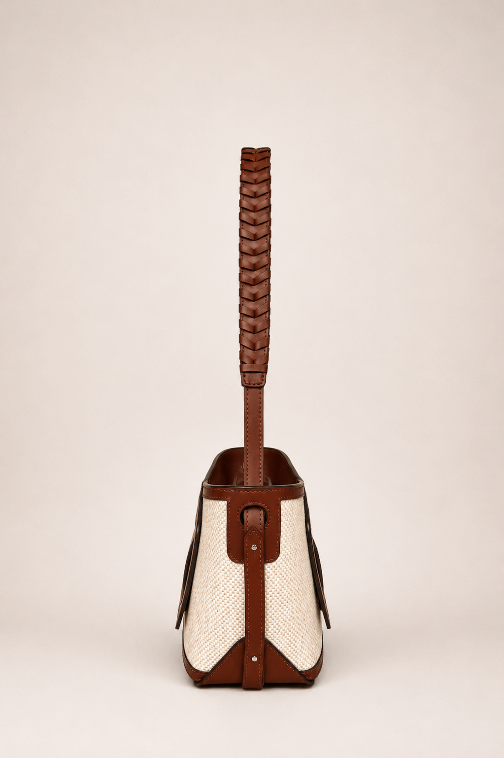 Omamori Bag, Linen - Brown