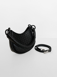 Saddle Mini, Shoulder Bag - Black