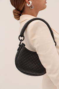 Saddle Mini, Shoulder Bag - Black