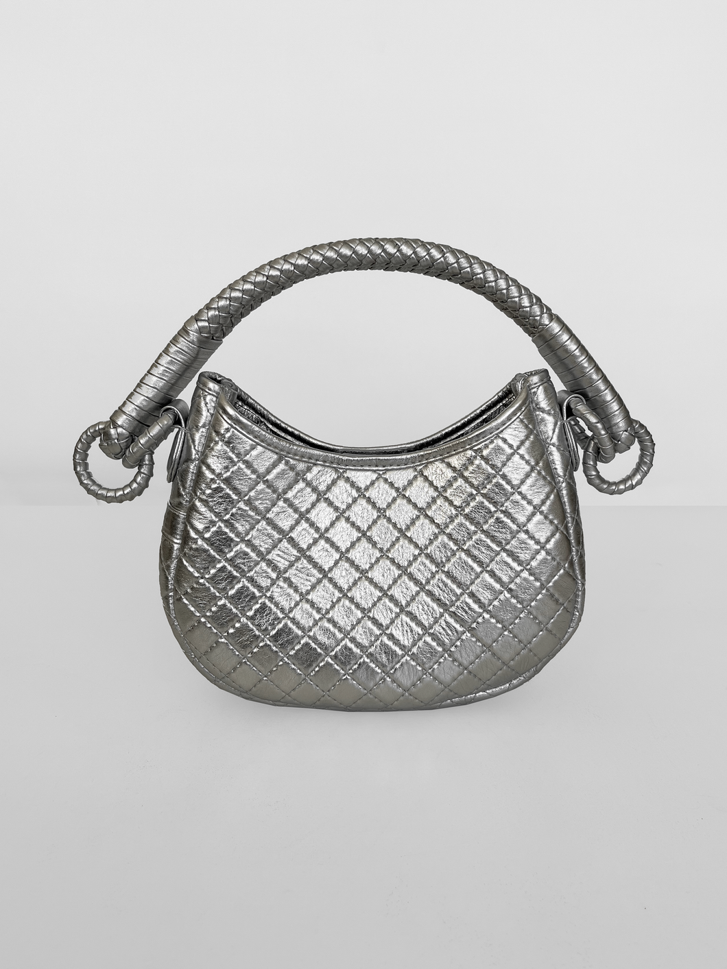 PRE-ORDER Saddle Mini, Shoulder Bag - Silver