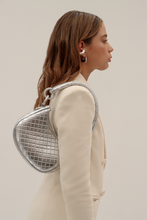 PRE-ORDER Saddle Mini, Shoulder Bag - Silver