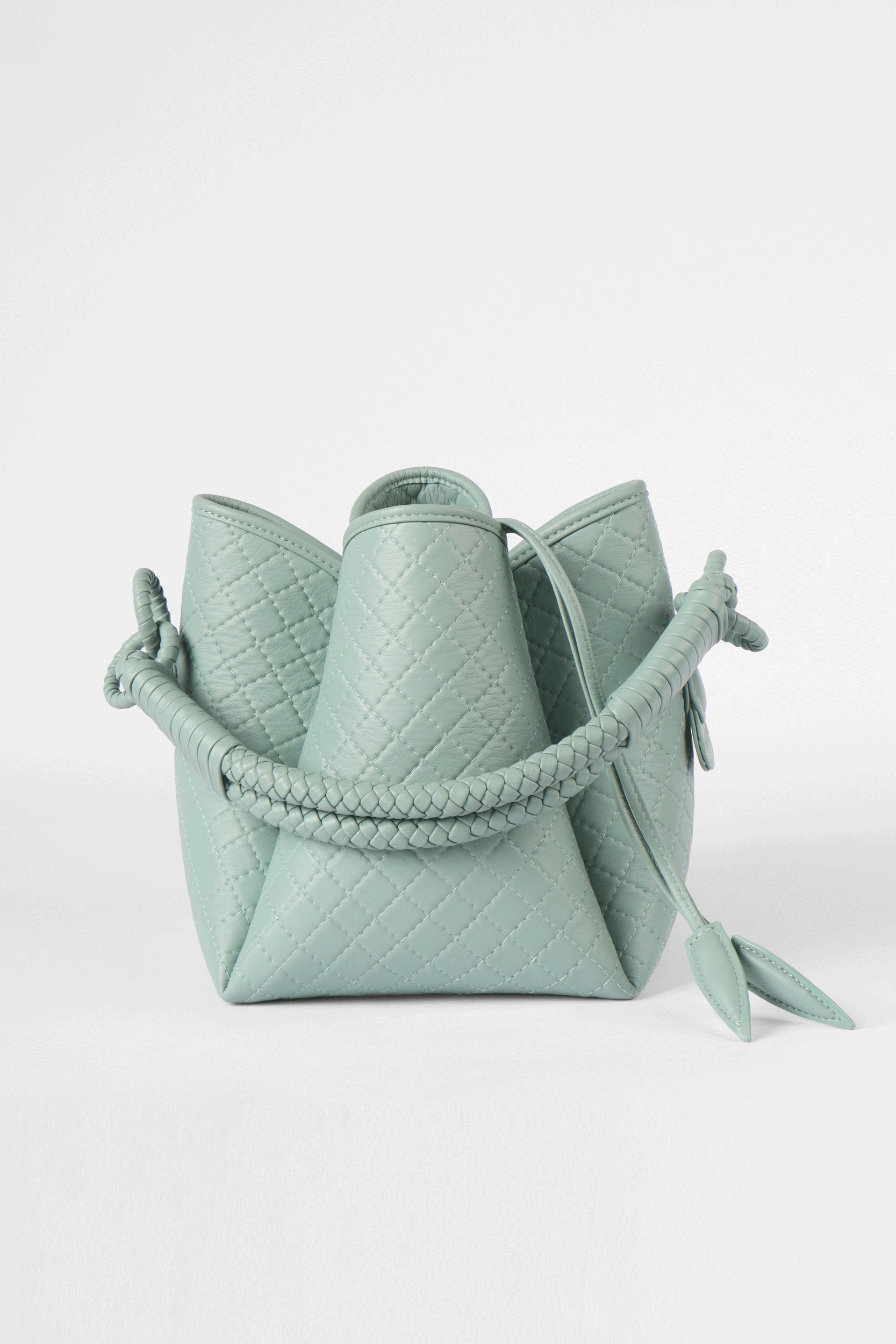 Tulip Bucket Bag, Aqua