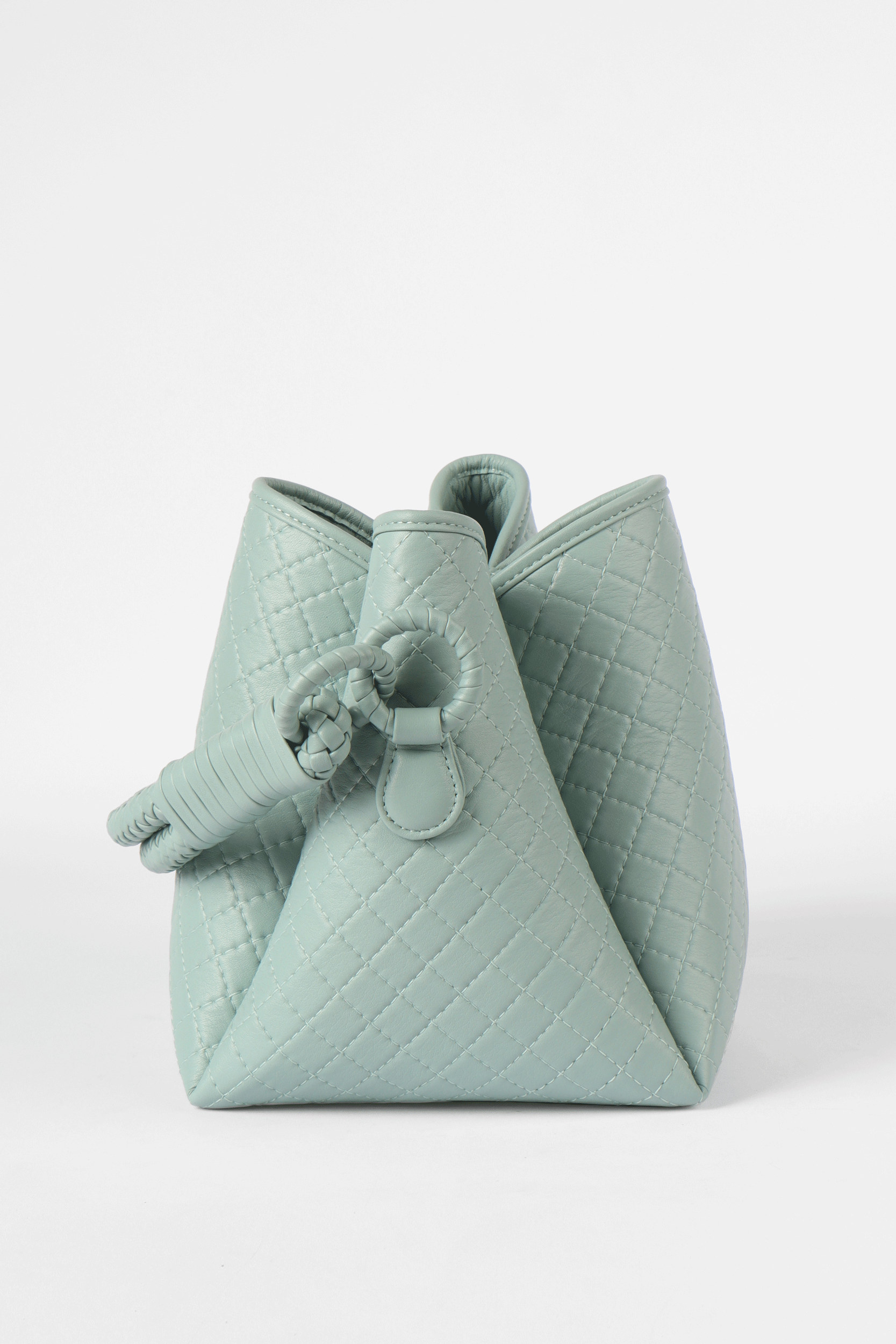 Tulip Bucket Bag, Aqua