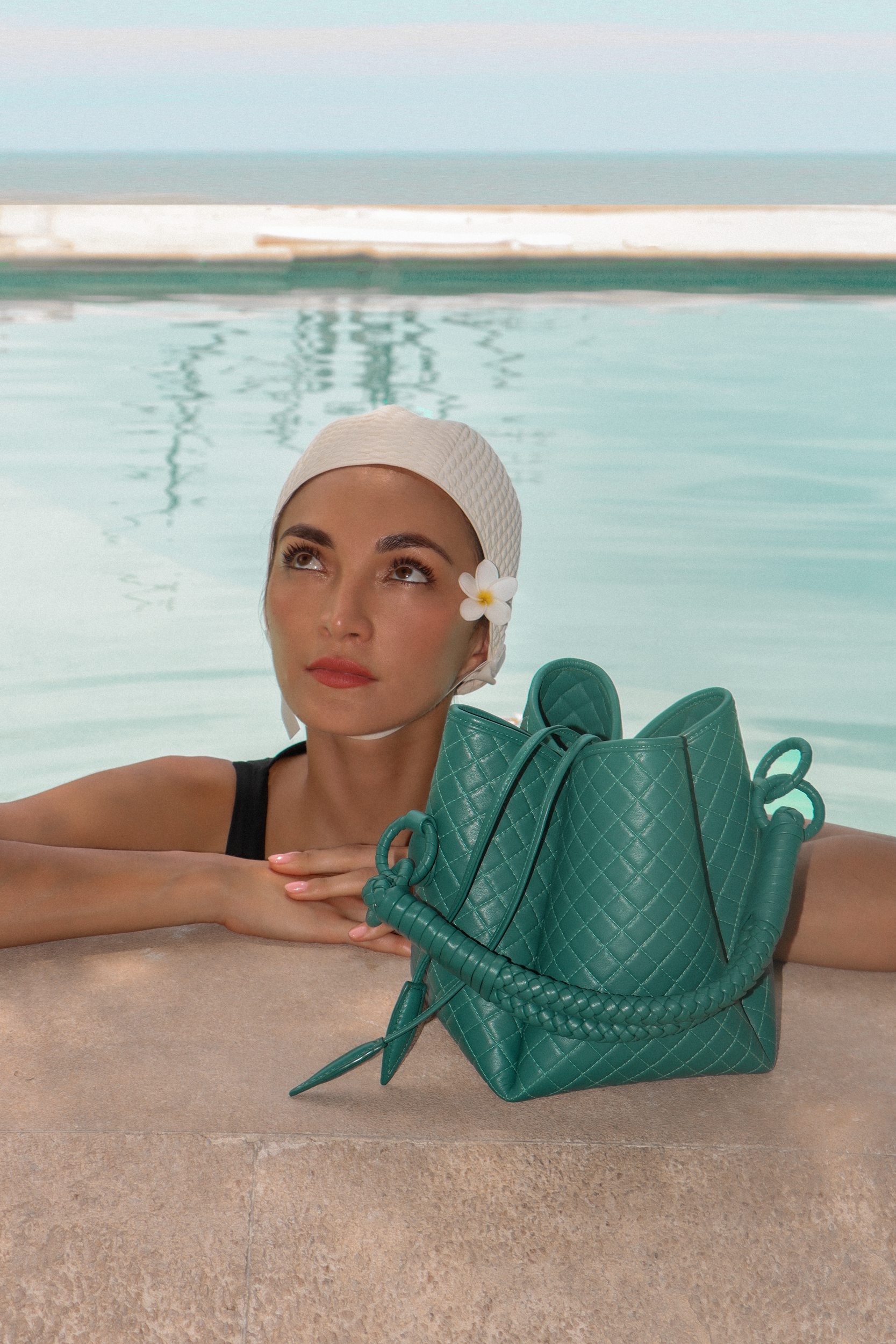 Tulip Bucket Bag, Avocado