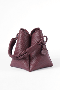 PRE-ORDER Tulip Bucket Bag, Burgundy