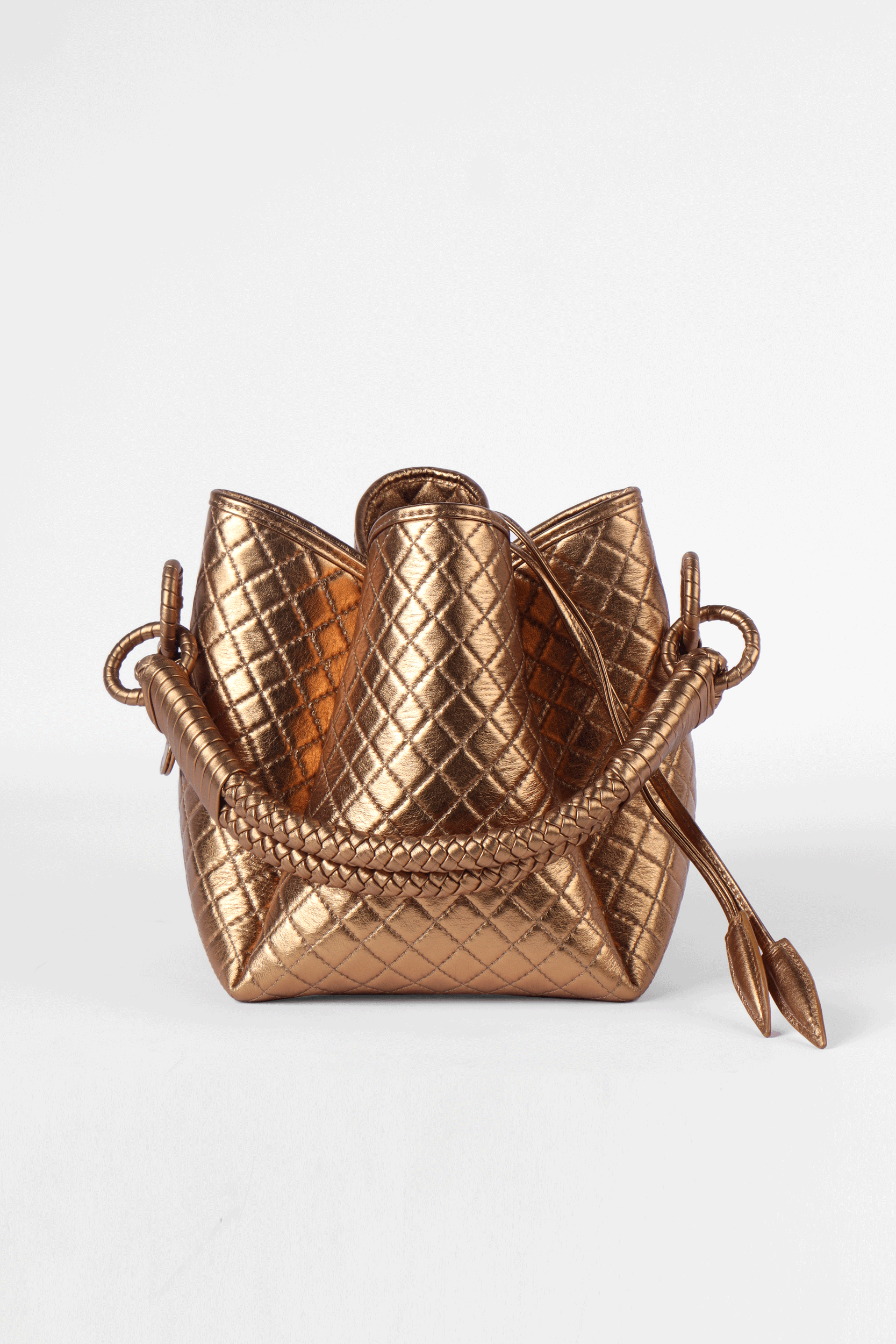 Tulip Bucket Bag, Gold. Limited Edition