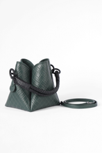 Tulip Bucket Bag, Green & Black