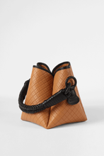 Tulip Bucket Bag, Honey & Black