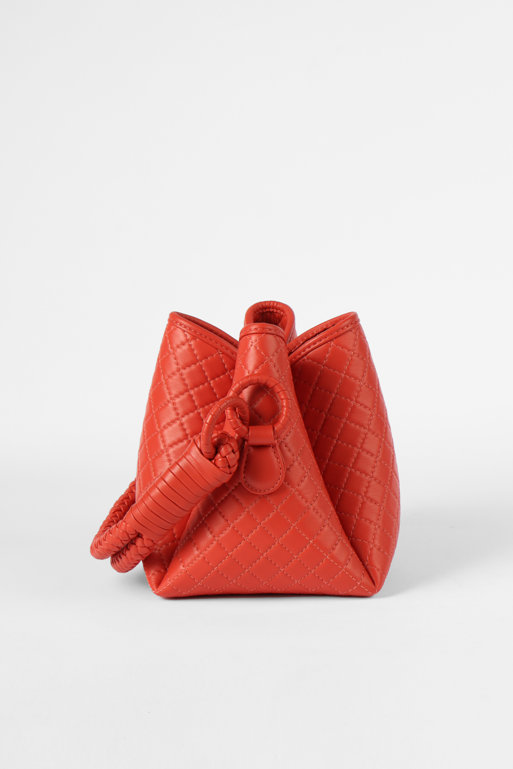 Tulip Mini Bucket Bag, Coral