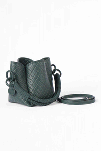 Tulip Mini Bucket Bag, Green