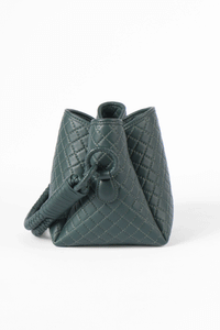 Tulip Mini Bucket Bag, Green