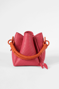 Tulip Bucket Bag, Pink & Orange