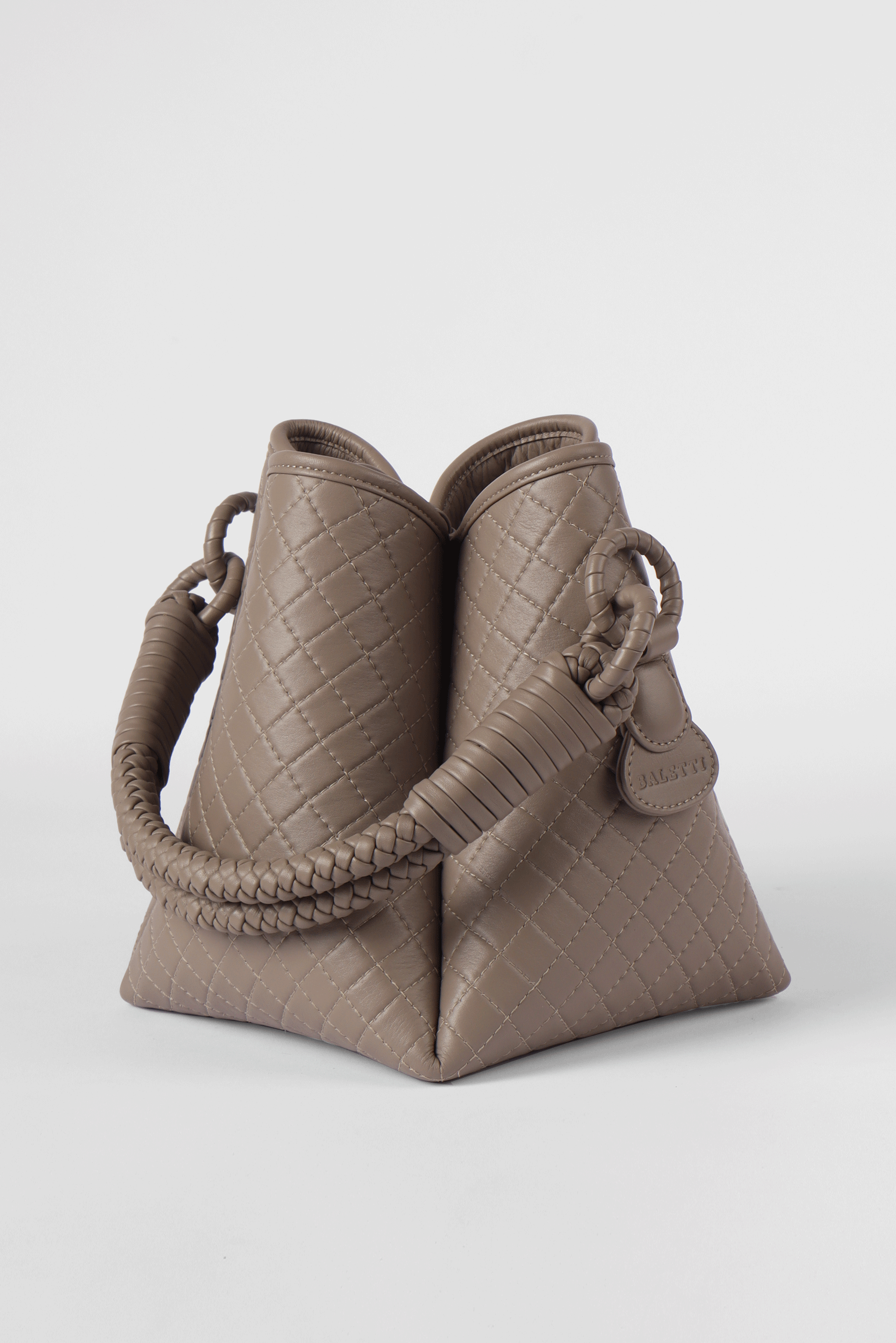 Tulip Bucket Bag, Taupe