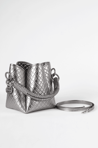 Tulip Bucket Bag, Titanium. Limited Edition